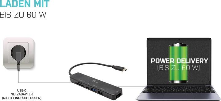 Image du produit i-tec Travel Easy Dock (USB-C, 4 ports)