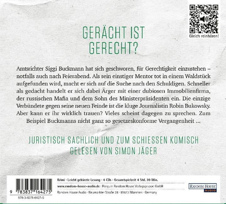 Actual product image Judges hunt better (Thorsten Schleif, Simon Hunter, German)