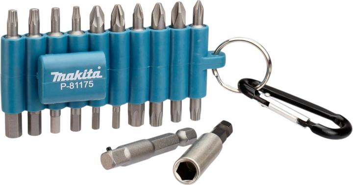 Actual product image Makita Bit set (Hexagon socket TX M10, Hexagon socket TX M15, Hexagon socket TX M20, Hexagon socket TX M30, Cross Phillips PH M1, Cross Phillips PH M2, Hexagon socket TX M25, Hexagon socket TX M40, Cross Pozidriv PZ M1, Cross Pozidriv PZ M2, Cross Phillips PH M3)