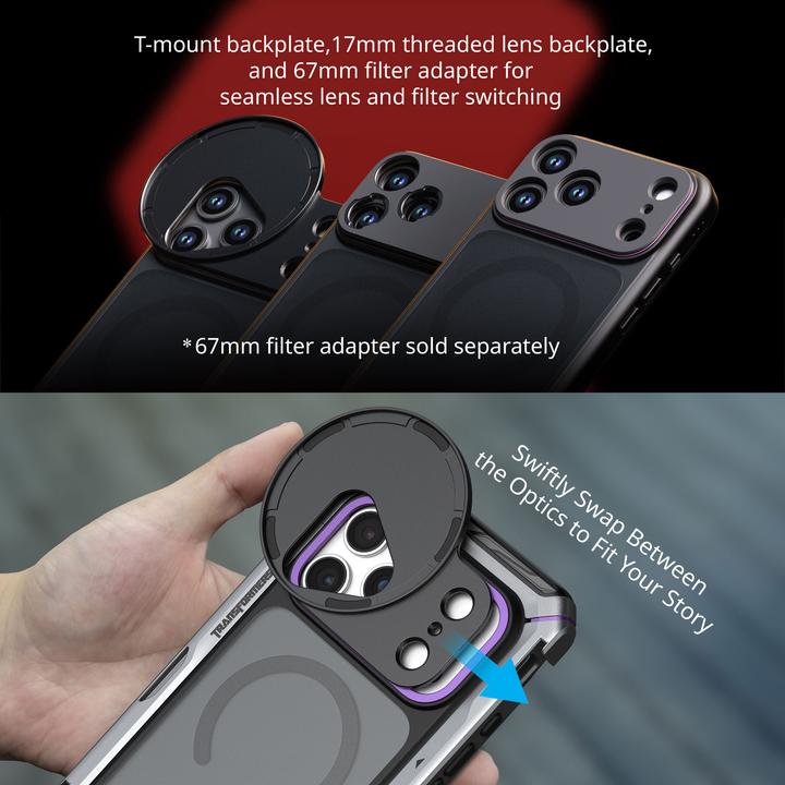 Actual product image SmallRig 5584 Megatron Edition Mobile Dual Handheld Kit for iPhone 17 Pro Max