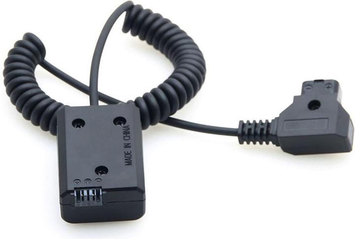 Actual product image Caruba Sony NP FW50 full decoding dummy battery + D TAP (spring cable) (Camera battery)