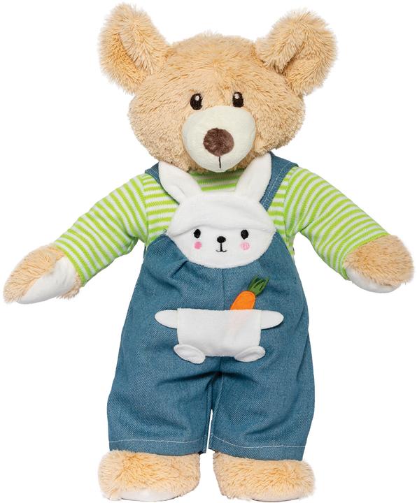 Immagine prodotto Heless Salopette per bambole con camicia a righe "Bunny Lou", taglia 35-45 cm