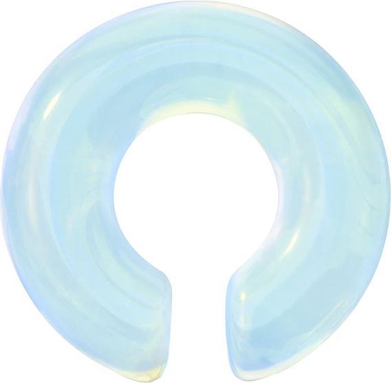 Image du produit Star Piercing Poids d'oreille Donut en pierre opalite (sans laiton, Minéral)