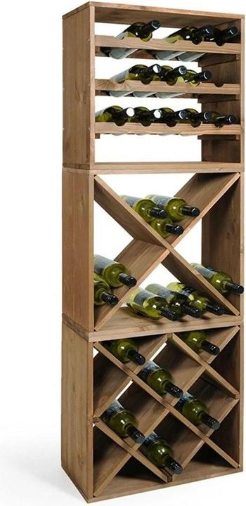 Image du produit Kesper Weinflaschen-Regalsystem (50 x 25 x 50 cm, 15 Fl.)