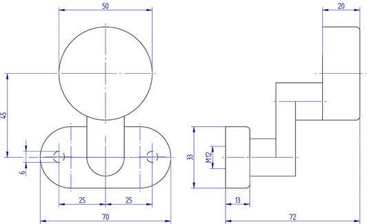 Produktbild Mega Flachrundknauf 05-37755-170 (Türknopf)