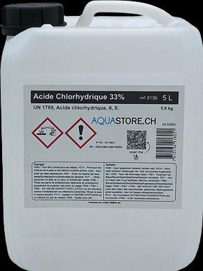 Produktbild Aquastore Salzsäure 33% 5l (5000 ml)