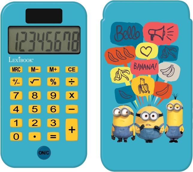 Actual product image Lexibook Minions Calculator with Protective Cover