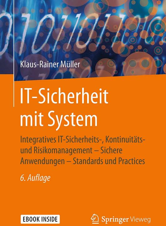 Produktbild IT-Sicherheit mit System (Deutsch, Klaus-Rainer Müller, 2018)