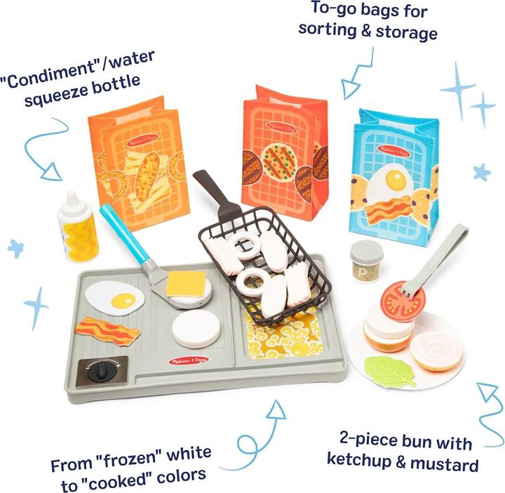Actual product image Spin Master Water Wow! Flip & Fry Play set