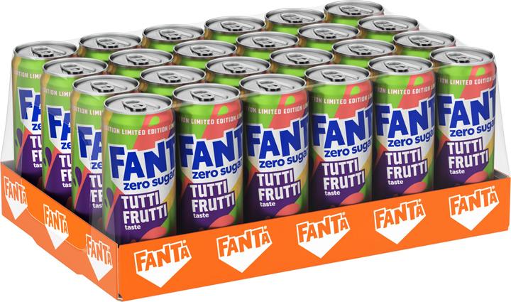 Actual product image Fanta Tutti Frutti Zero (24 x 33 cl)