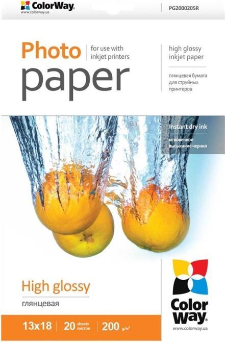 Image du produit Colorway High Glossy Photo Paper, 10x15, 230g/m, 100 sheets (230 g/m², 10 x 15, 100 pcs)