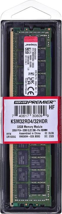 Produktbild Kingston Server Premier (1 x 32GB, 3200 MHz, DDR4-RAM, DIMM)