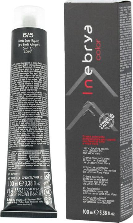 Actual product image Inebrya Color MAHOGANY Hair Colouring Cream (mahogany) - Professional hair colour 100 ml - (mahogany)