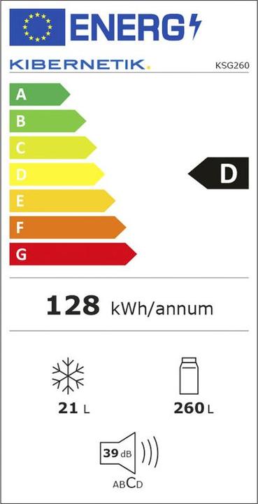 Energy Label Kibernetik FSP KSG260 (281 l)