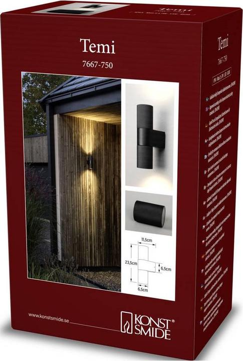Actual product image Konstsmide Temi (GU10, IP54)