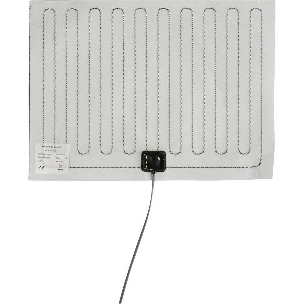 Thermo Tech Lamina riscaldante tessile 12 V/DC, 12 V/AC 15W Classe di protezione IPX4 (L x L) 350mm x 260mm, Accessori di elettronica + Alloggiamento