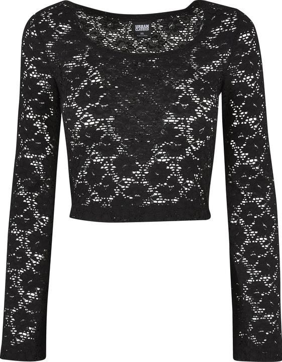 Produktbild Urban Classics Spitzenbluse mit langen Ärmeln, Damen (L)