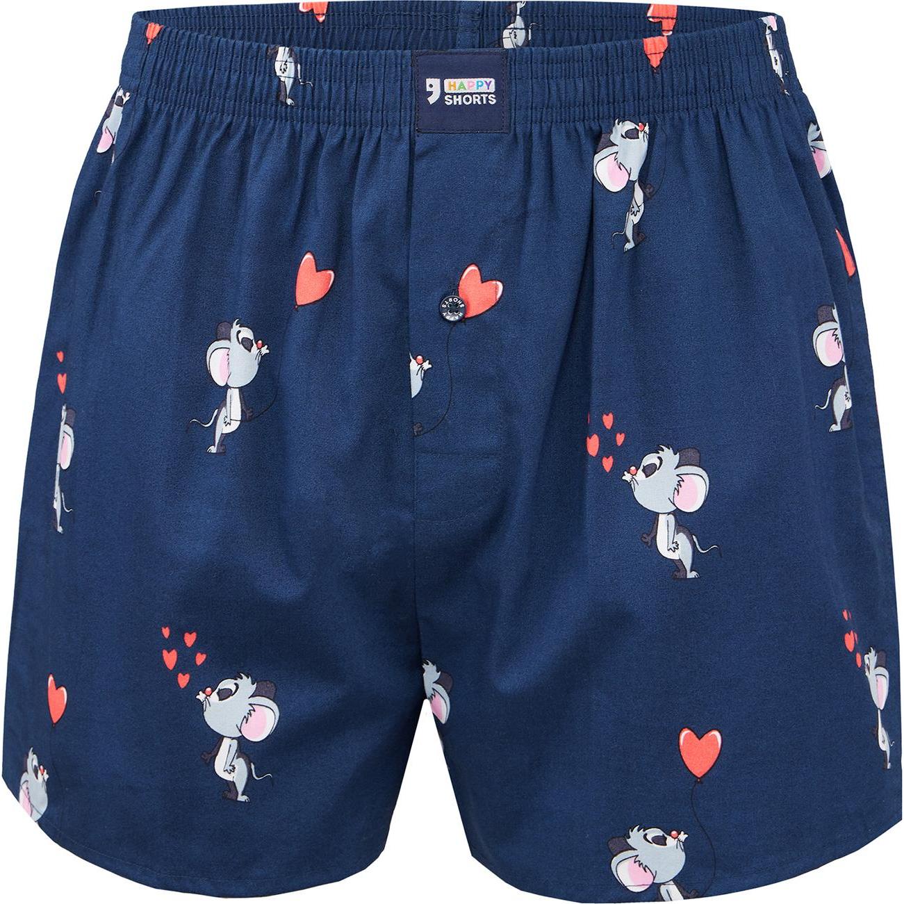 Happy shorts, Herren, Unterhosen, Web-Boxershorts Casual Bequem sitzend, Mehrfarbig, (XL)