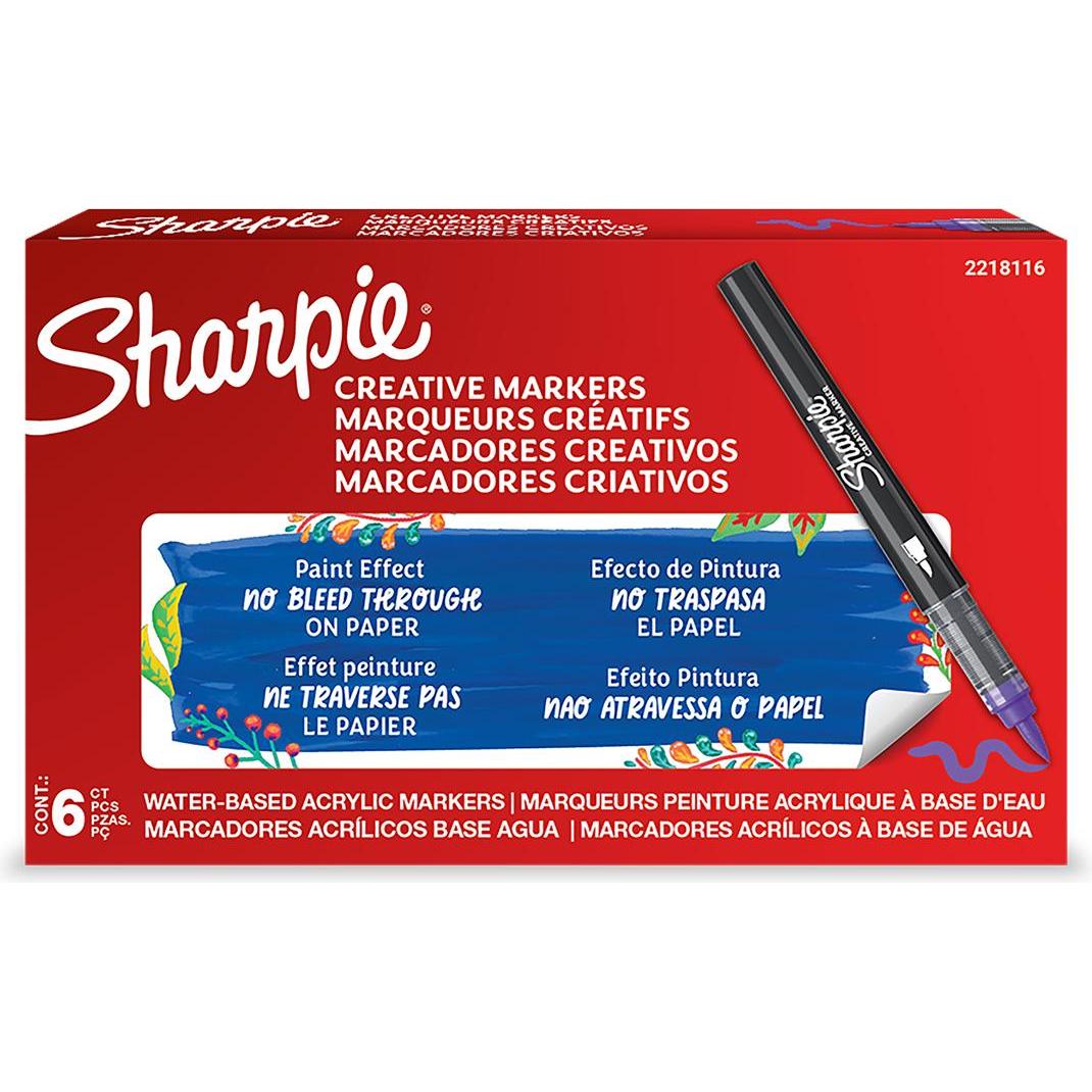 Sharpie, Evidenziatori, Kreativmarker Pinselspitze Acryl lila