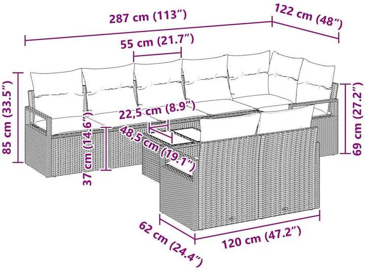 Produktbild vidaXL Michaela