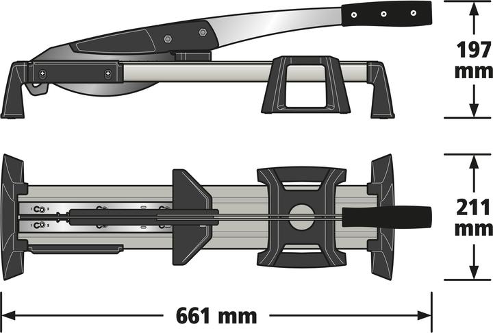 Produktbild wolfcraft 1 VLC 800 - Vinyl- und Laminatschneider (Schneidegerät)