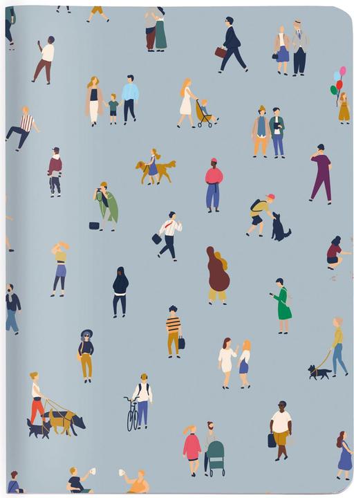 Actual product image Cedon Booklets A6 Pattern Happy Life.2037632 (A6, Checked)