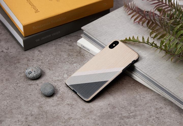 Produktbild Man&Wood SmartPhone case iPhone XS Max gray suit black (Apple iPhone XS Max)