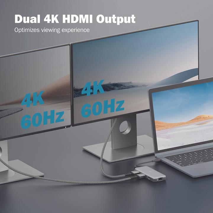 Actual product image Digitus USB-C docking station, 8-port (USB-C, 8 ports)