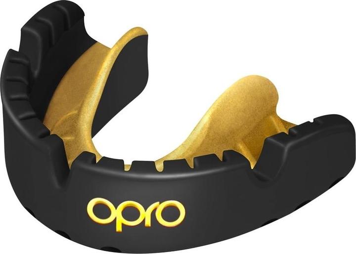 Opro Self-Fit - Gold Braces - Black/Gold (Taille unique)