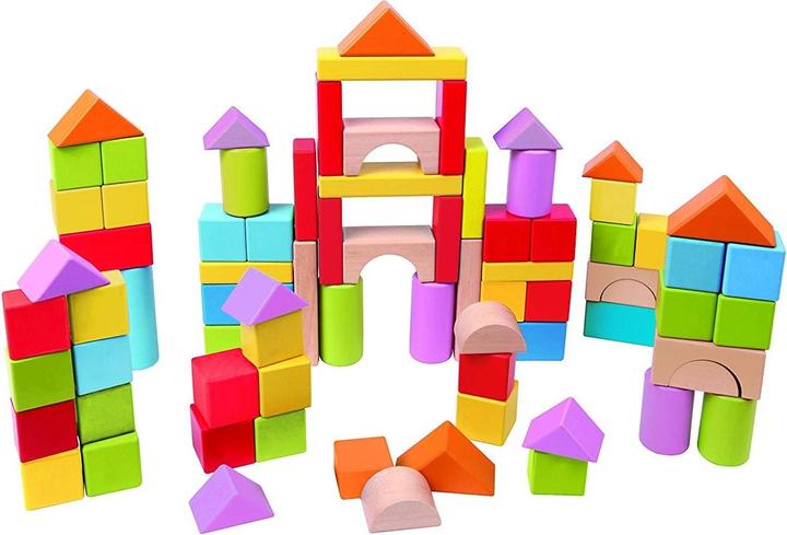 Actual product image Hape Wonderful Beech Blocks