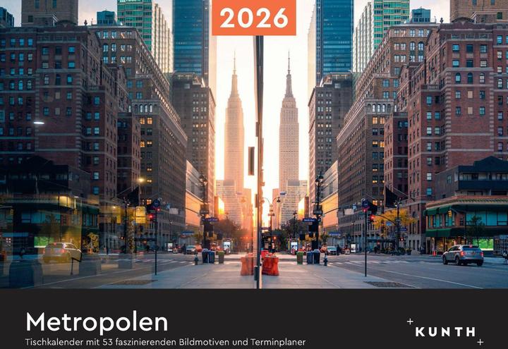 Actual product image Metropolen - Tischkalender 2026