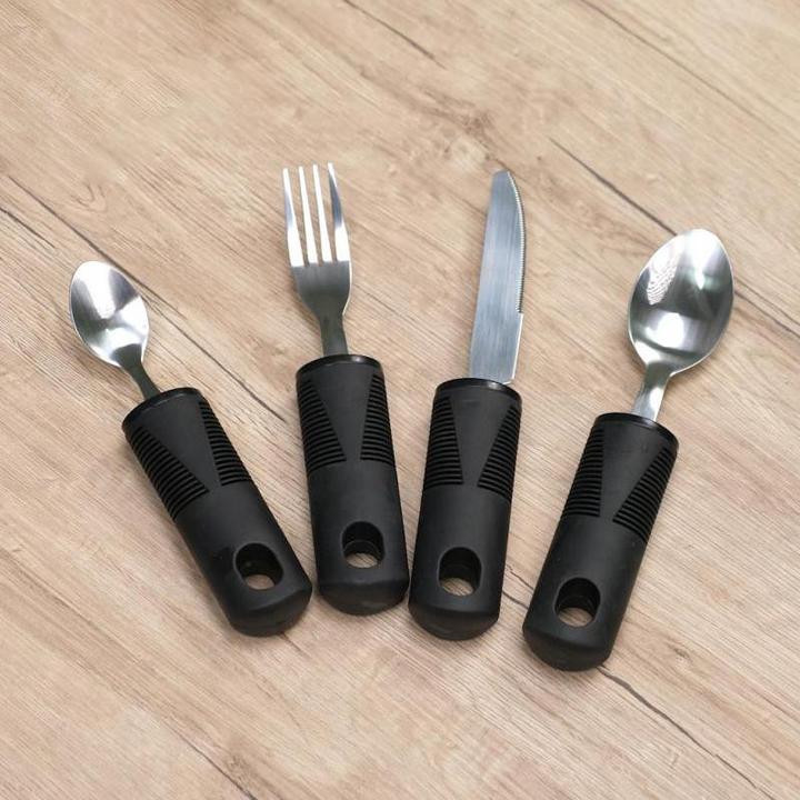 Immagine prodotto JTI Posate ergonomiche - 4 pezzi (4 pz., Set di posate)