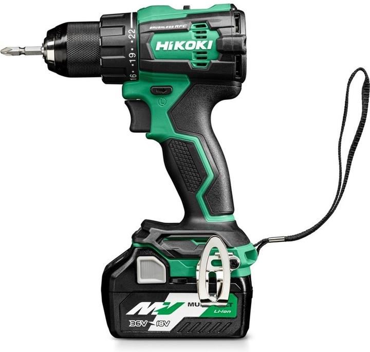 Actual product image Hikoki DS18DE (5.0 Ah) (HSC II) cordless drill driver DS18DEWRZ