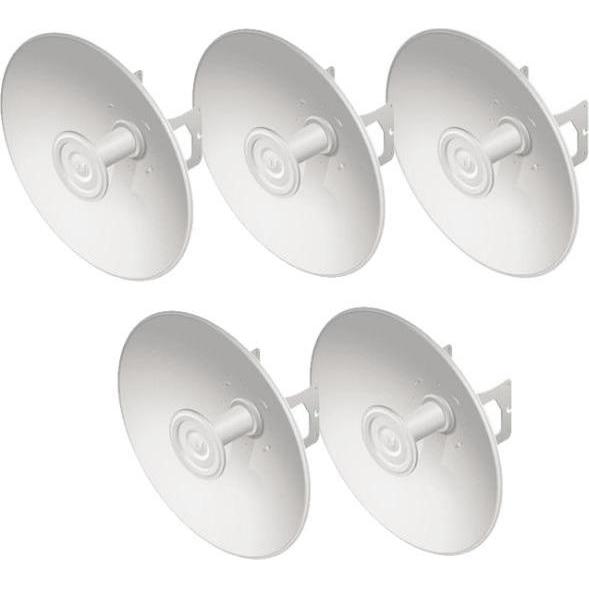 Ubiquiti U-OMT-DISH-5 - 27 dBi Hi-Gain Parabolantenne für PrismStation/IsoStation/LTU, 5er-Pack, Netzwerkantenne