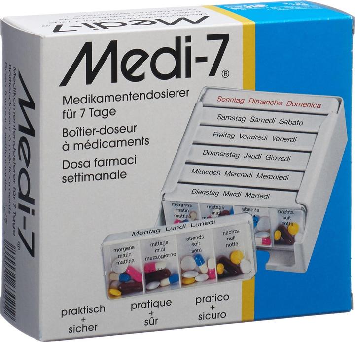 Actual product image Medi-7 Medication dispenser