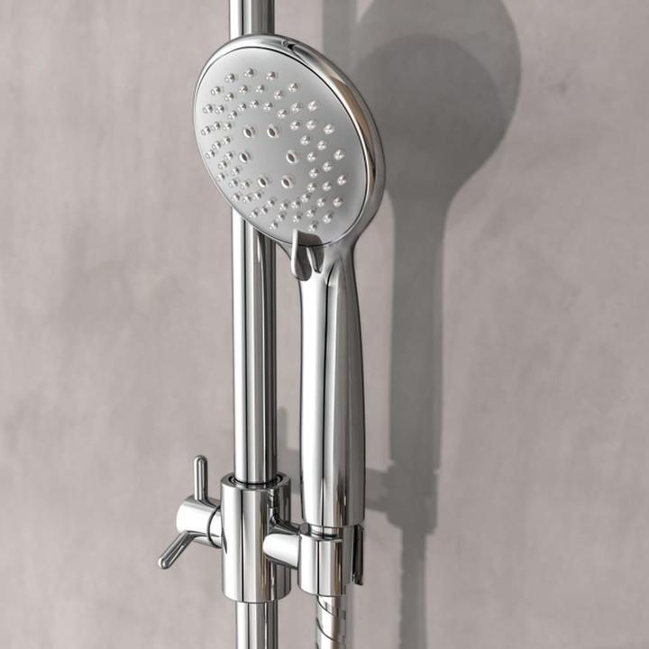 Actual product image Eisl Rain shower Bathroom overhead shower set chrome for gluing Shower system Rain shower DX12009