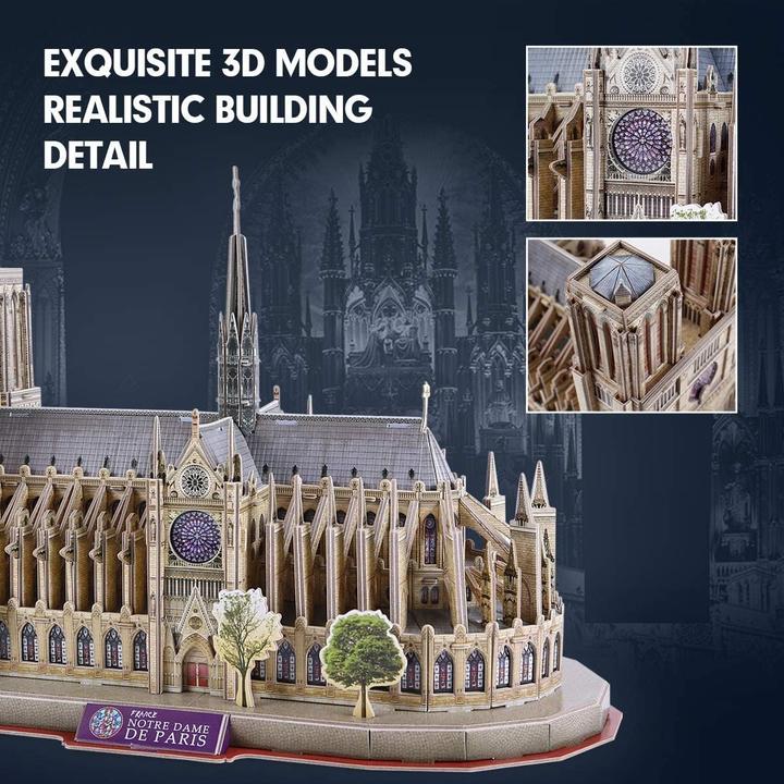 Immagine prodotto Cubicfun 3D Puzzle Notre Dame de Paris (128 pezzi)