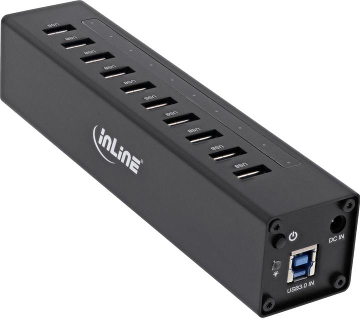 Image du produit InLine Hub USB 3.0 (USB-B, 10 Ports)