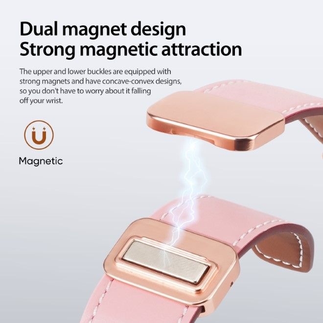 Actual product image Dux Ducis YA Strap (38 mm, 40 mm, 41 mm, Genuine leather, Apple Watch Series 3, Apple Watch Series 4, Apple Watch Series 5, Apple Watch Series 6, Apple Watch Series 7, Apple Watch Series 8, Apple Watch Series 9, Apple Watch SE, Apple Watch Series 1, Apple Watch Series 2)