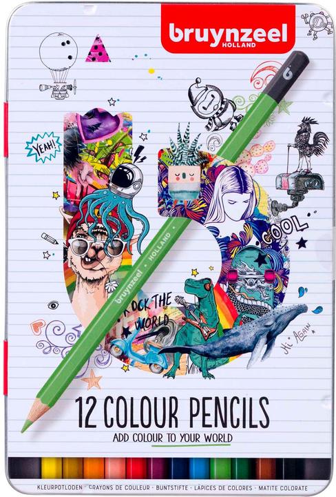 Actual product image Bruynzeel Coloured pencils set 12pieces (12x)