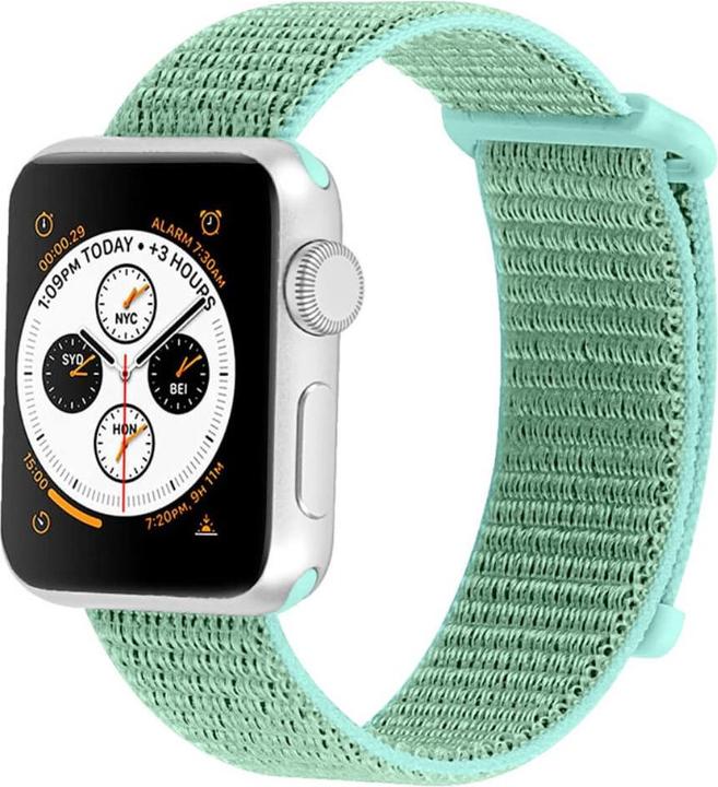 Produktbild Cover-Discount Apple Watch 44/45/46/49mm - Nylon Stoff Band flexibel mit Klett (Nylon)