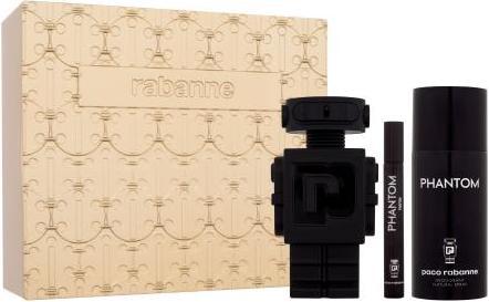 Actual product image Paco Rabanne PR PHANTOM SET (PARFUM 100 vp + DEO SPRAY 150 ml + PARFUM 10 vp) (Eau de parfum, 260 ml)
