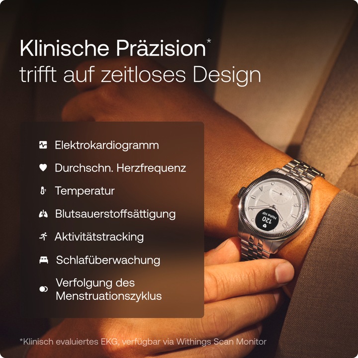 Productafbeelding Withings ScanWatch Nova Brilliant (39 mm)