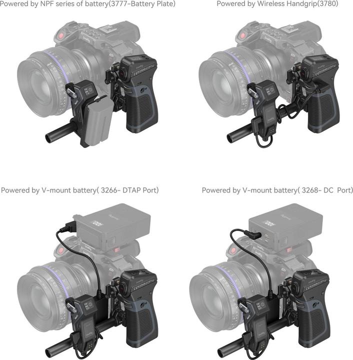 Image du produit SmallRig Kit de poignée sans fil MagicFIZ (Suivre Focus)