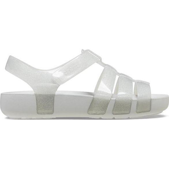 Thumbnail - Crocs, Mädchen, Sandalen, K's Isabella Glitter Sandal, Grau, (32)
