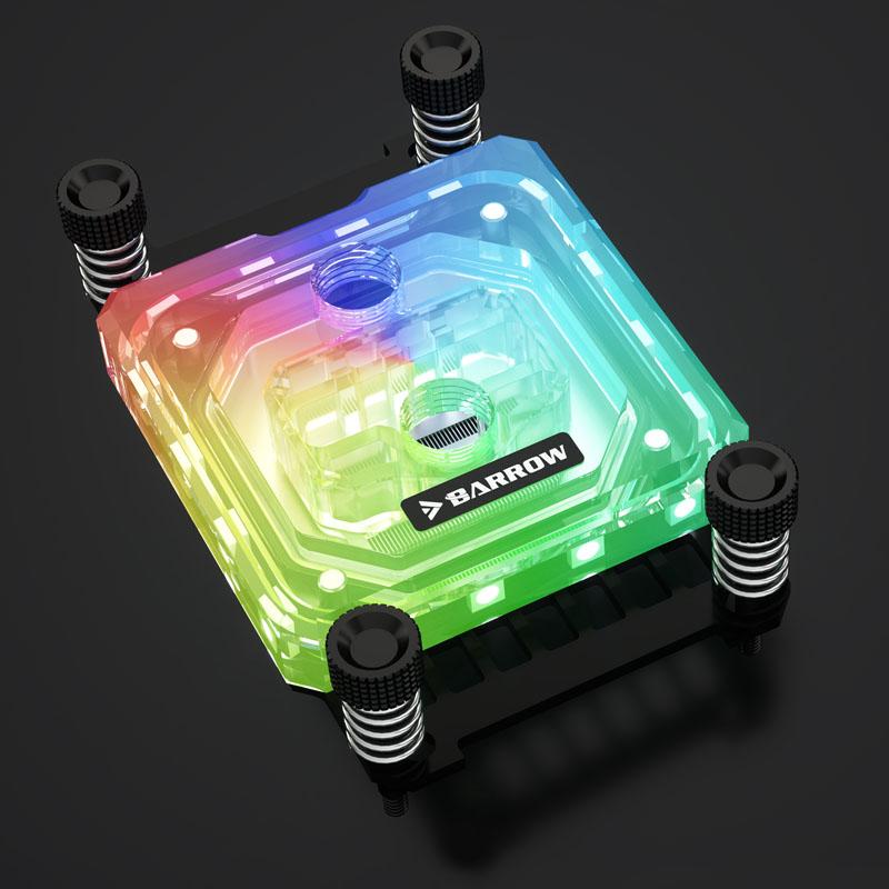 Thumbnail - Barrow AMD CPU-Wasserkühler RGB, Acryl - schwarz, CPU Wasserkühler, Schwarz