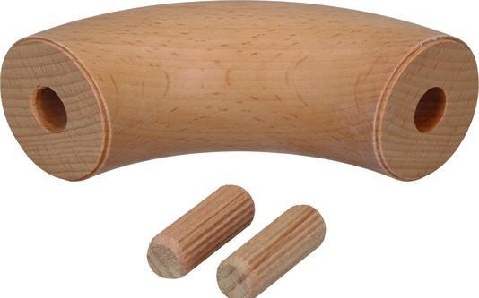 Produktbild OK-Line Holz-Handlaufbogen Ø 42 mm (Holz lackiert)