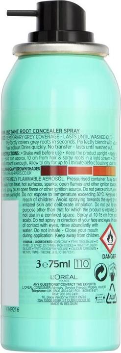 Produktbild L'Oréal Paris L ÌOrÃ©al Professionnel - Magic Retouch Instant Root Concealer Spray - (6 Mahagonibraun)