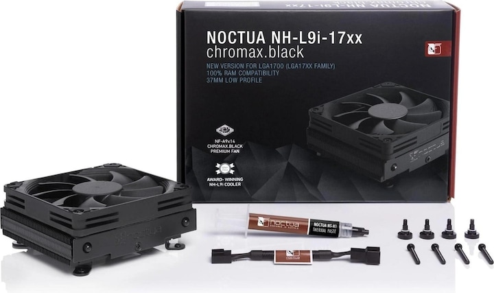 Actual product image Noctua NH-L9i-17xx chromax.black (37 mm)