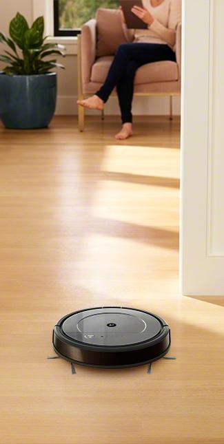 Produktbild iRobot Roomba Combo Staubsaugerroboter Kit 0,45 L beutellos Schwarz, Grau (Saugroboter)
